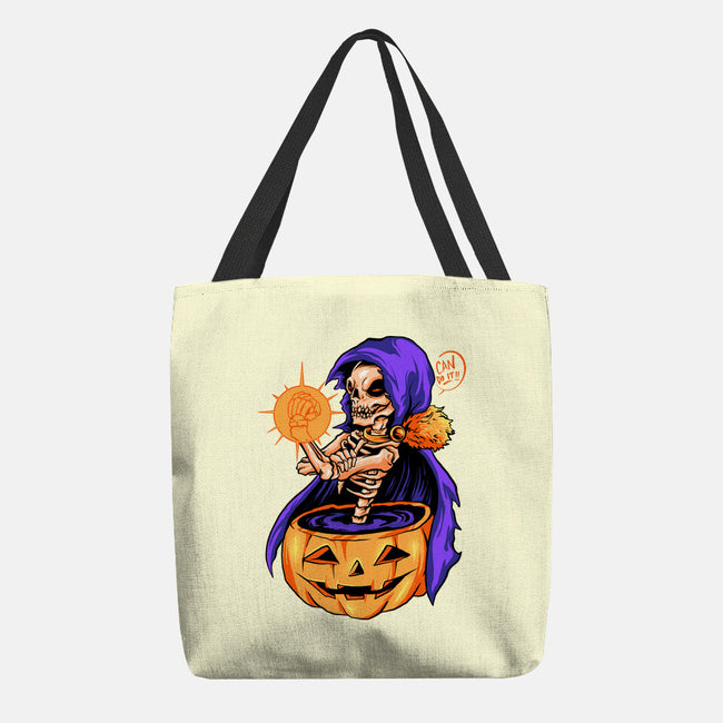 Witch Can Do It-none basic tote bag-spoilerinc