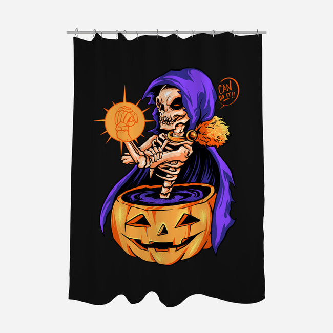 Witch Can Do It-none polyester shower curtain-spoilerinc