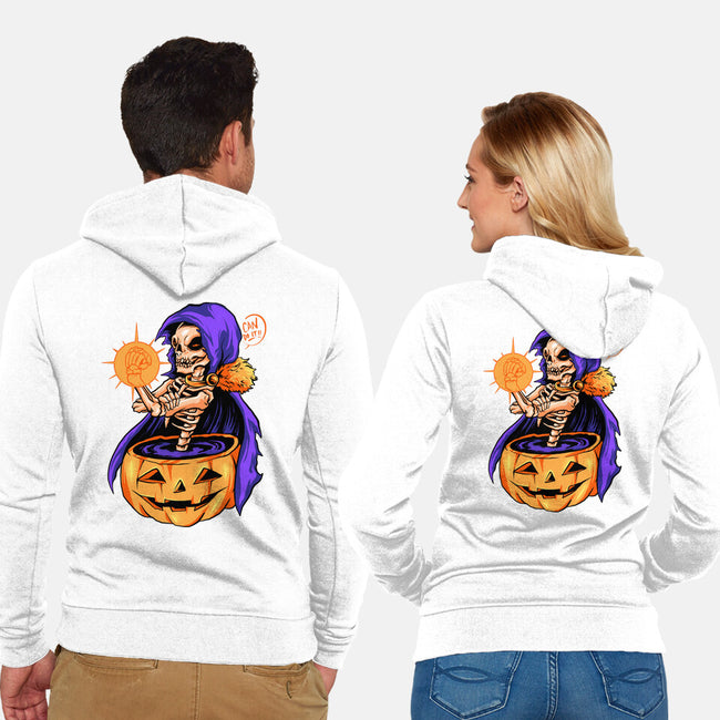 Witch Can Do It-unisex zip-up sweatshirt-spoilerinc