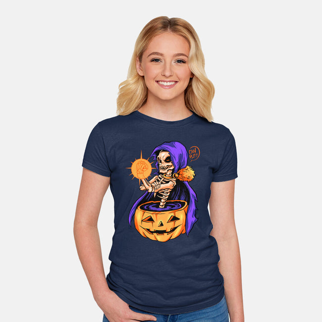 Witch Can Do It-womens fitted tee-spoilerinc