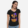 Witch Can Do It-womens v-neck tee-spoilerinc
