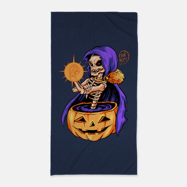 Witch Can Do It-none beach towel-spoilerinc