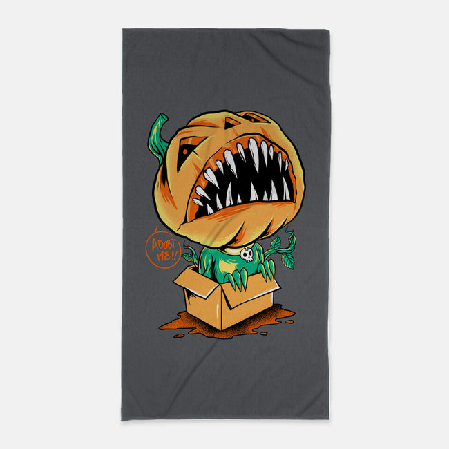 Horror Pet-none beach towel-spoilerinc