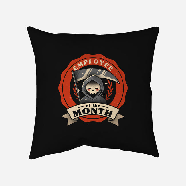 Employee Of The Month-none removable cover w insert throw pillow-churrumiaus