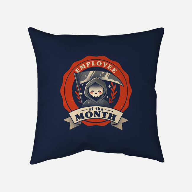 Employee Of The Month-none removable cover throw pillow-churrumiaus