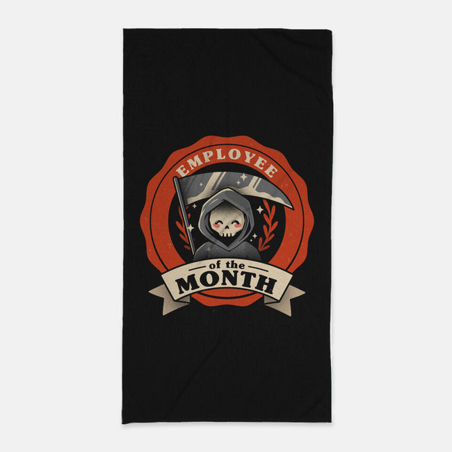 Employee Of The Month-none beach towel-churrumiaus