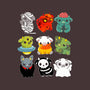 Halloween Cow-none glossy sticker-Vallina84