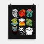 Halloween Cow-none matte poster-Vallina84