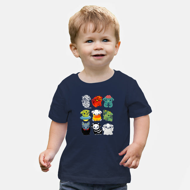 Halloween Cow-baby basic tee-Vallina84