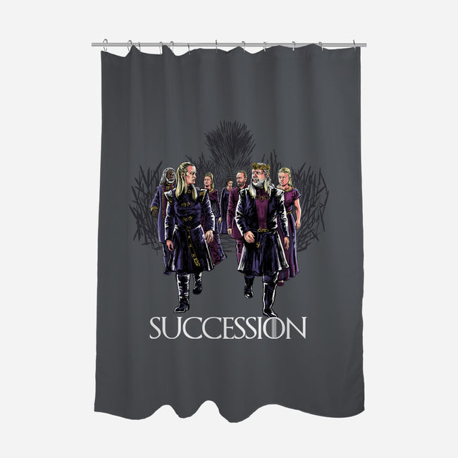 Succession Of The Dragon-none polyester shower curtain-zascanauta