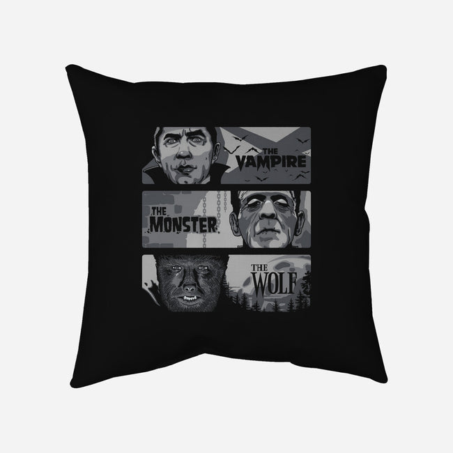 A Fistful Of Fear-none removable cover throw pillow-Getsousa!