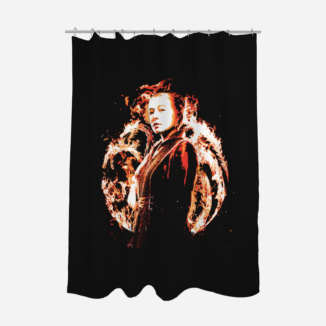 Mother Of Dragon-none polyester shower curtain-fanfabio