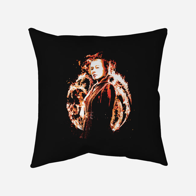 Mother Of Dragon-none removable cover throw pillow-fanfabio