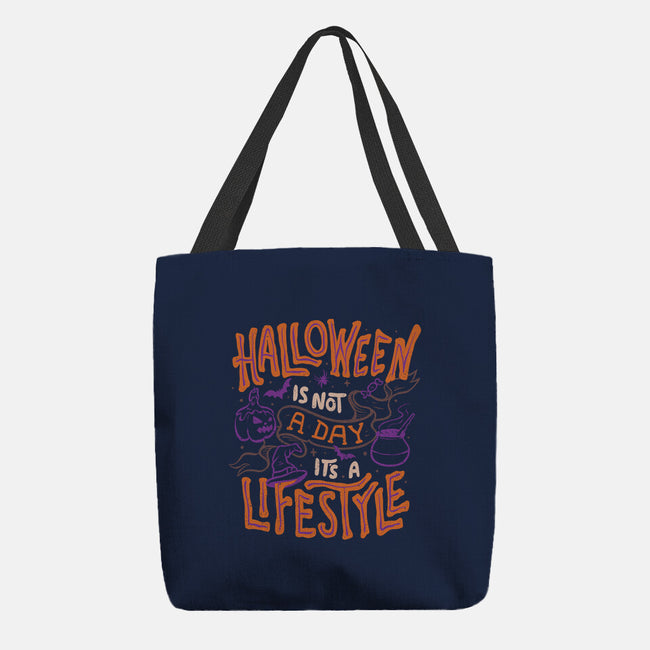 Halloween Is Not A Day-none basic tote bag-eduely