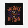 Halloween Is Not A Day-none fleece blanket-eduely