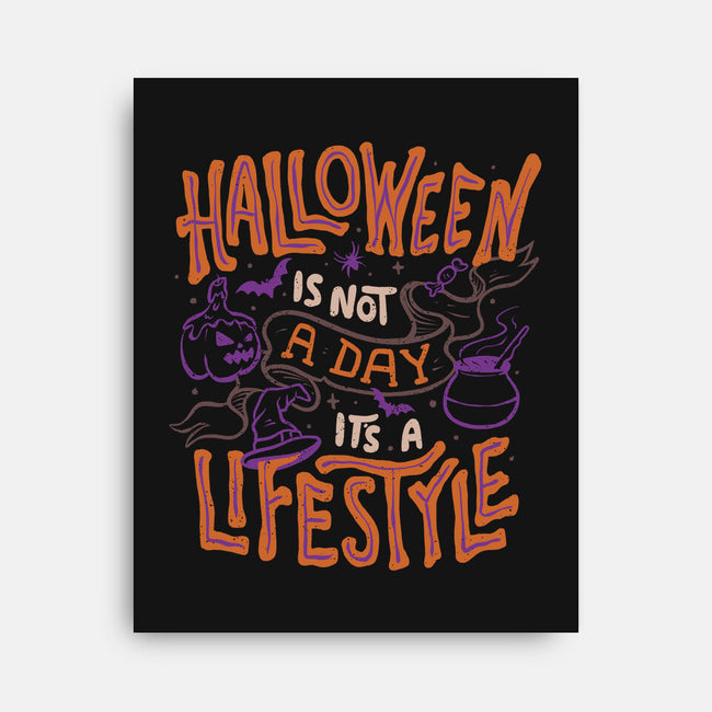 Halloween Is Not A Day-none stretched canvas-eduely
