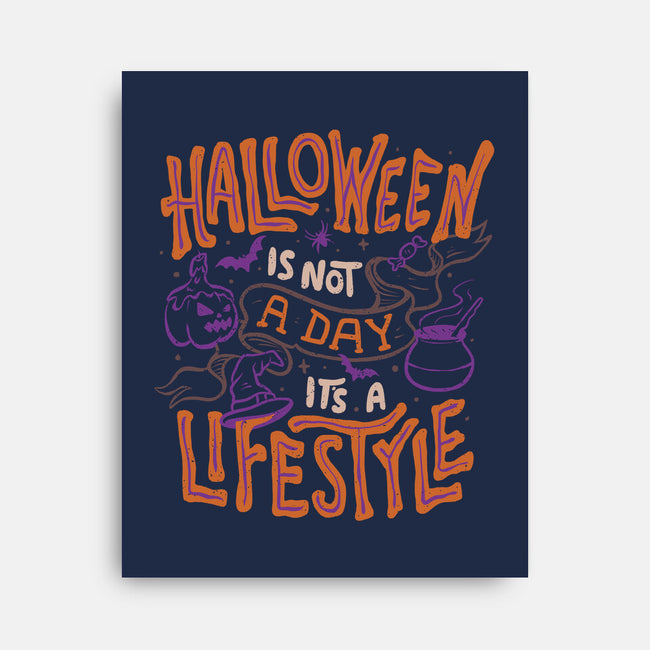 Halloween Is Not A Day-none stretched canvas-eduely