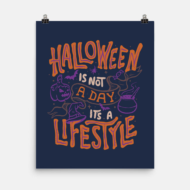 Halloween Is Not A Day-none matte poster-eduely