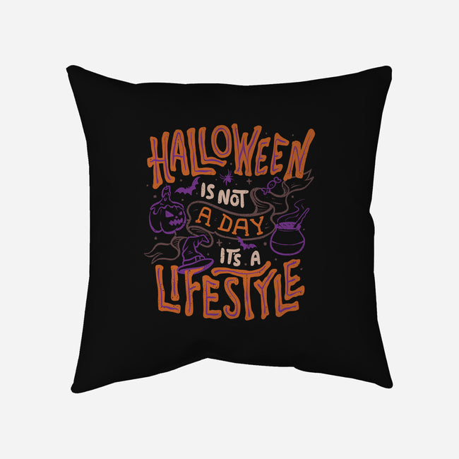 Halloween Is Not A Day-none removable cover throw pillow-eduely