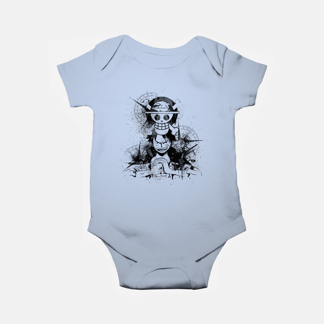 The King Of Pirates-baby basic onesie-fanfabio