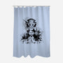 The King Of Pirates-none polyester shower curtain-fanfabio