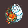 YinYang Foxes-none removable cover w insert throw pillow-Vallina84