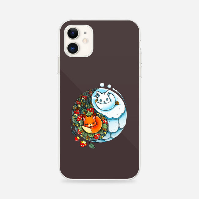 YinYang Foxes-iphone snap phone case-Vallina84
