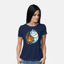 YinYang Foxes-womens basic tee-Vallina84