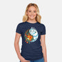 YinYang Foxes-womens fitted tee-Vallina84
