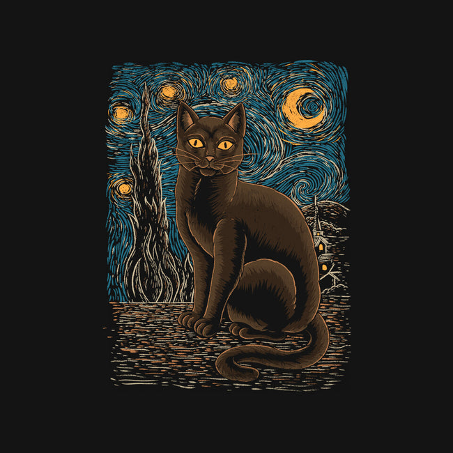Starry Night-cat basic pet tank-Thiago Correa