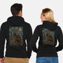 Starry Night-unisex zip-up sweatshirt-Thiago Correa