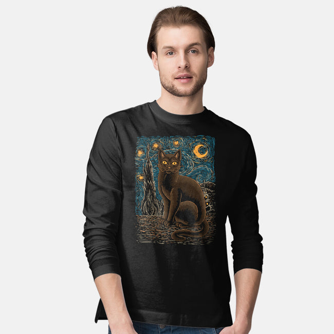 Starry Night-mens long sleeved tee-Thiago Correa