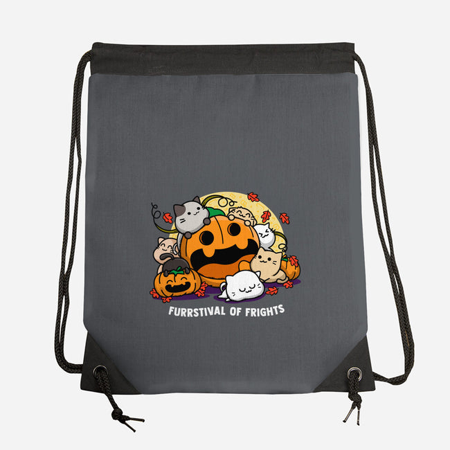 Furrstival Of Frights-none drawstring bag-bloomgrace28
