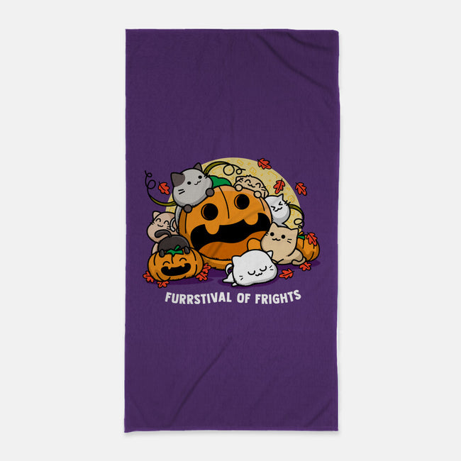 Furrstival Of Frights-none beach towel-bloomgrace28