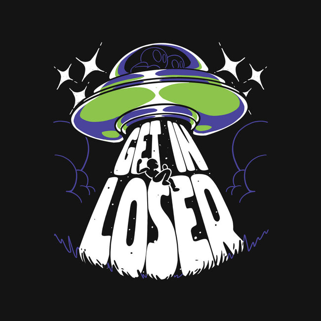 Get In The UFO-none glossy sticker-estudiofitas