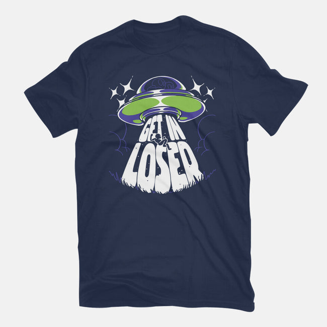 Get In The UFO-mens basic tee-estudiofitas
