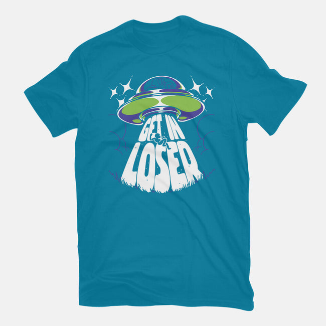 Get In The UFO-mens basic tee-estudiofitas