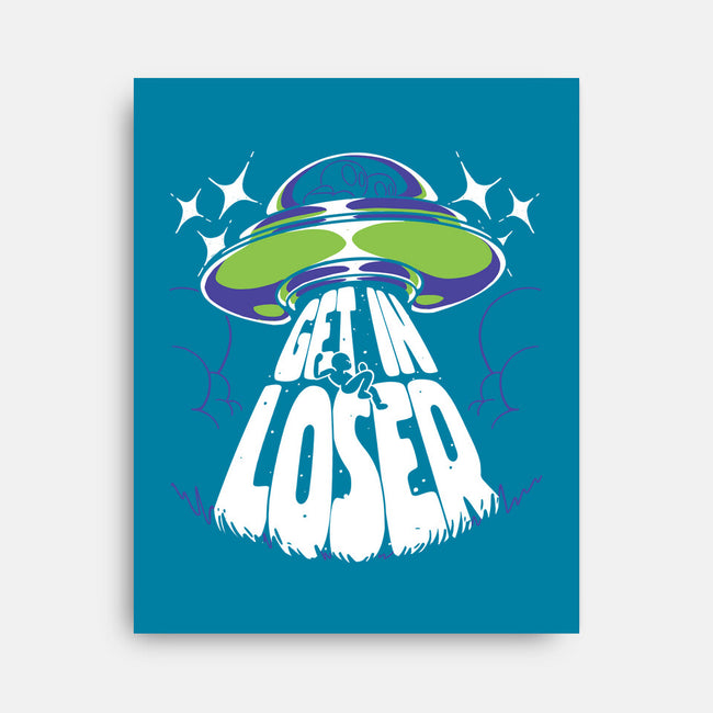 Get In The UFO-none stretched canvas-estudiofitas