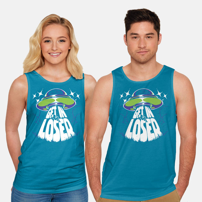 Get In The UFO-unisex basic tank-estudiofitas