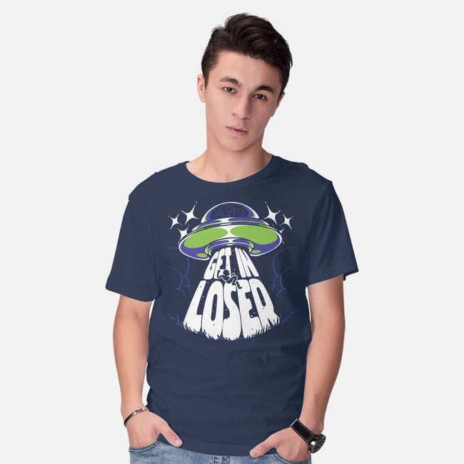 Get In The UFO-mens basic tee-estudiofitas