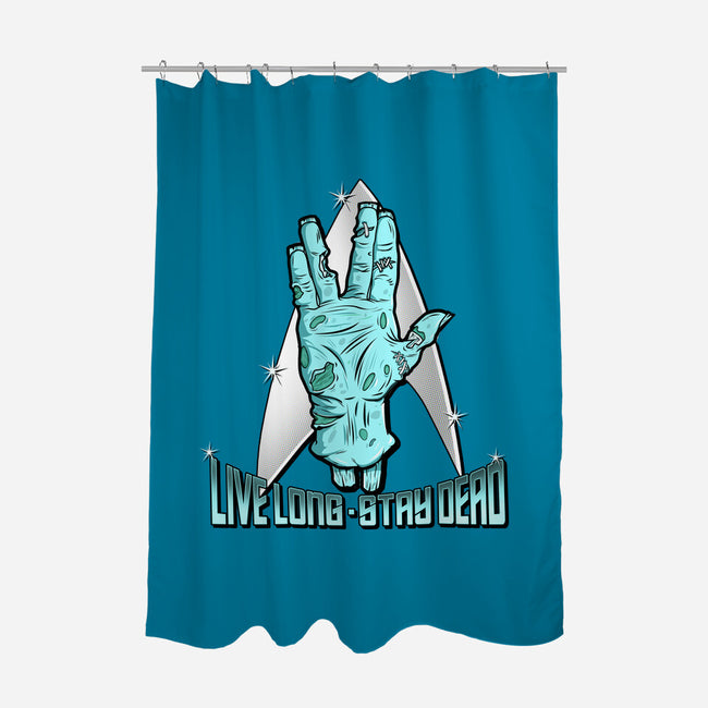 Live Long Stay Dead-none polyester shower curtain-palmstreet