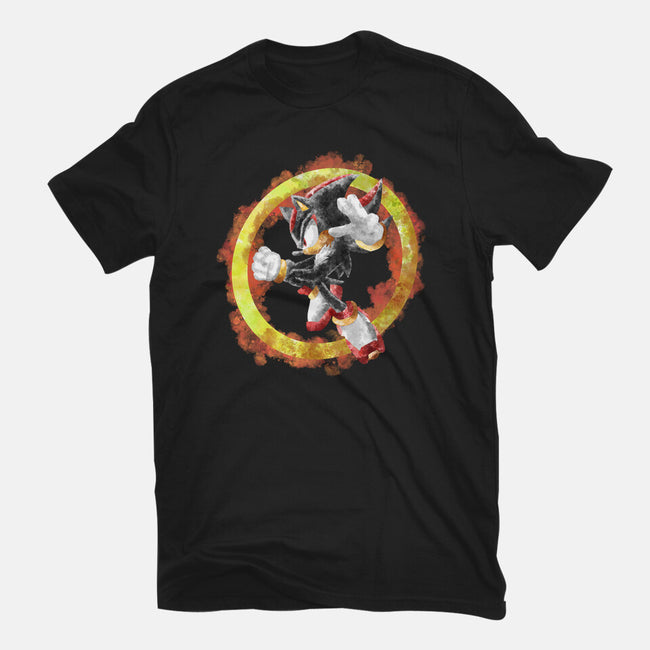 Shadow Splash-womens fitted tee-nickzzarto