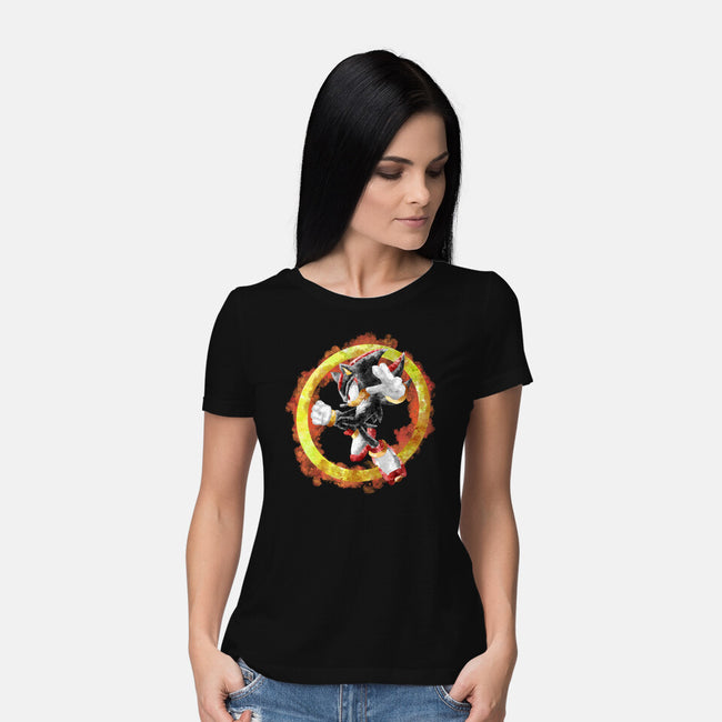 Shadow Splash-womens basic tee-nickzzarto