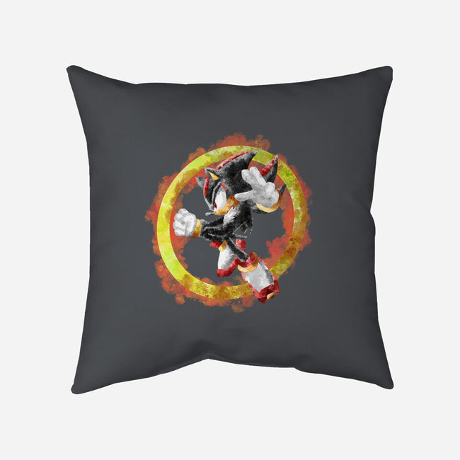 Shadow Splash-none removable cover w insert throw pillow-nickzzarto