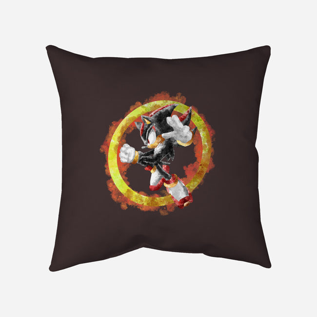 Shadow Splash-none removable cover w insert throw pillow-nickzzarto