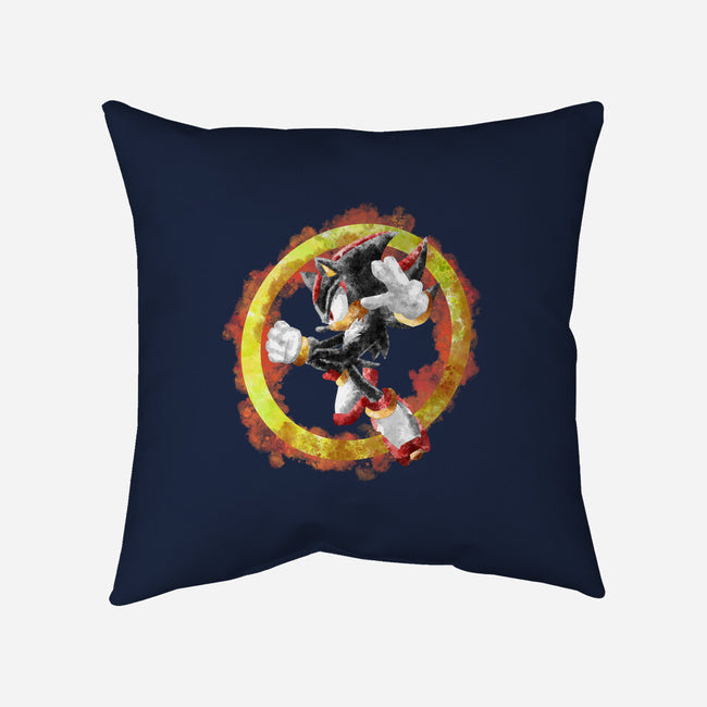 Shadow Splash-none removable cover w insert throw pillow-nickzzarto