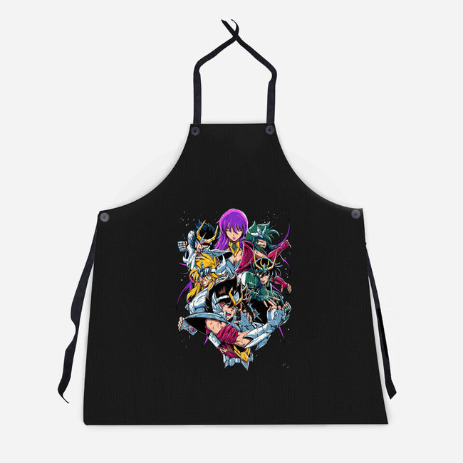 Zodiac Heroes-unisex kitchen apron-Conjura Geek