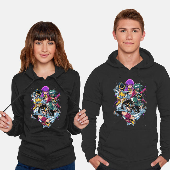 Zodiac Heroes-unisex pullover sweatshirt-Conjura Geek