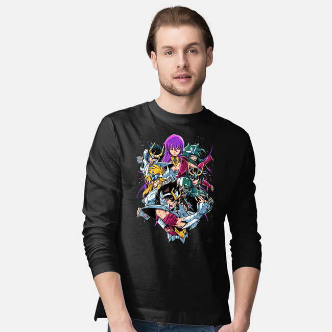 Zodiac Heroes-mens long sleeved tee-Conjura Geek