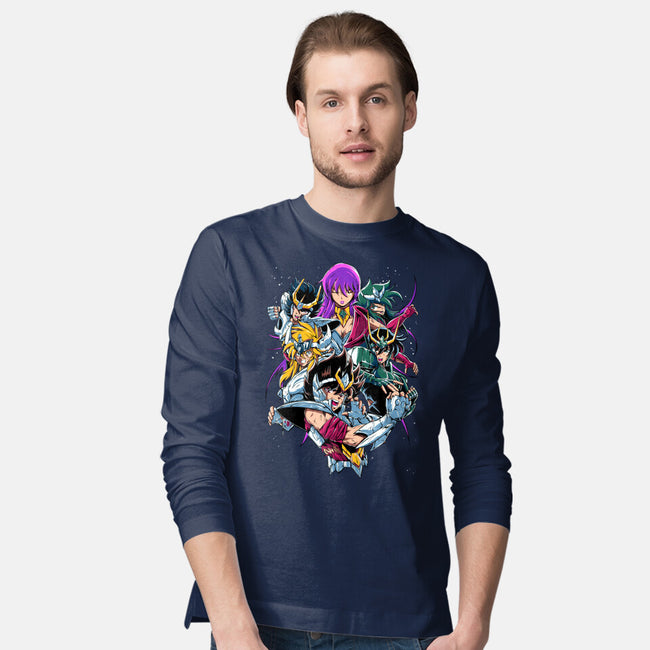 Zodiac Heroes-mens long sleeved tee-Conjura Geek